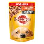 Корм для собак Pedigree желе с телятиной и печенью пауч 100г