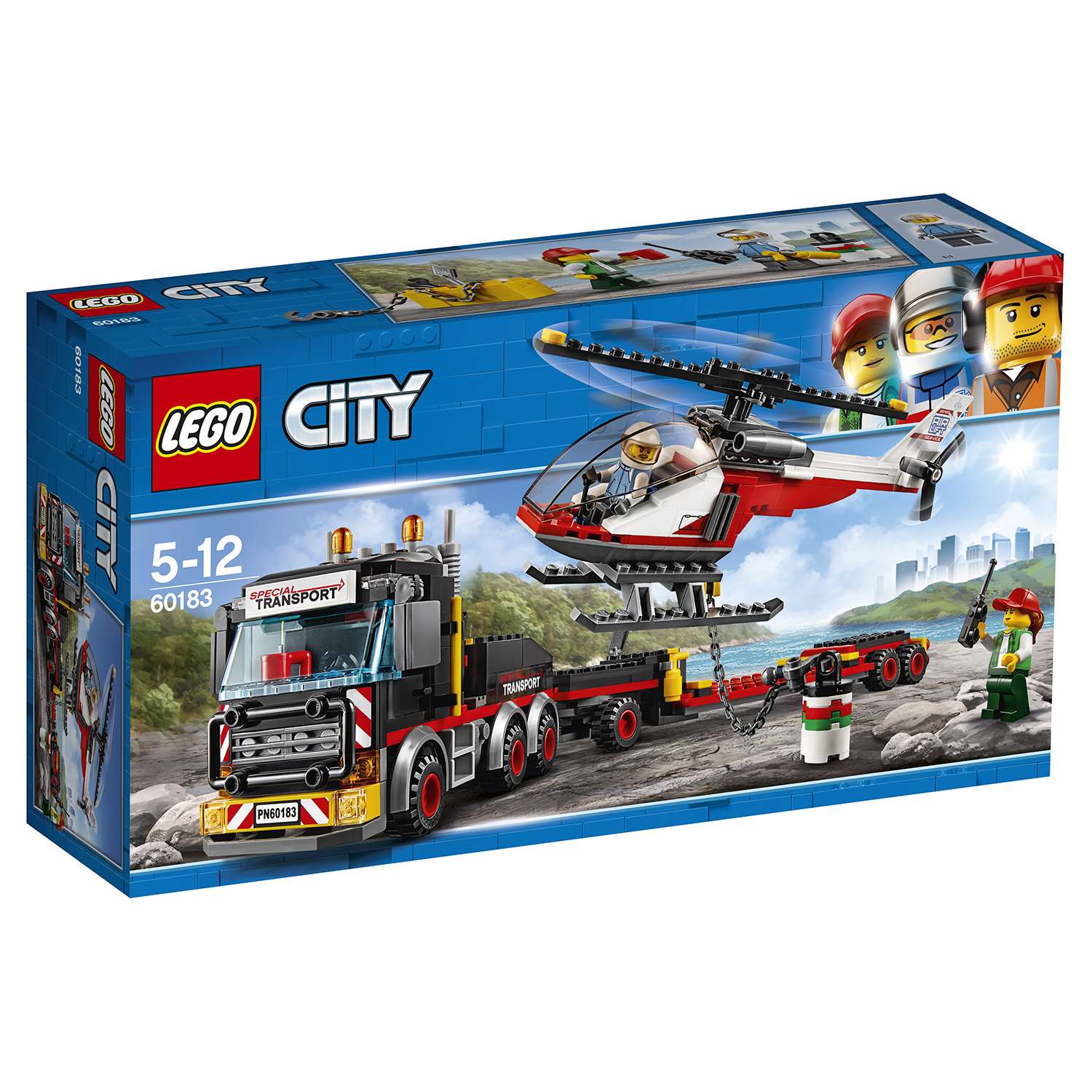 Конструктор LEGO Перевозчик вертолета City Great Vehicles (60183) - фото 2