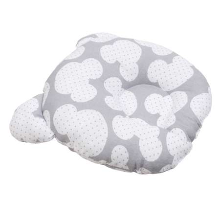 Подушка AmaroBaby анатомическая First Pillow Мышонок серый