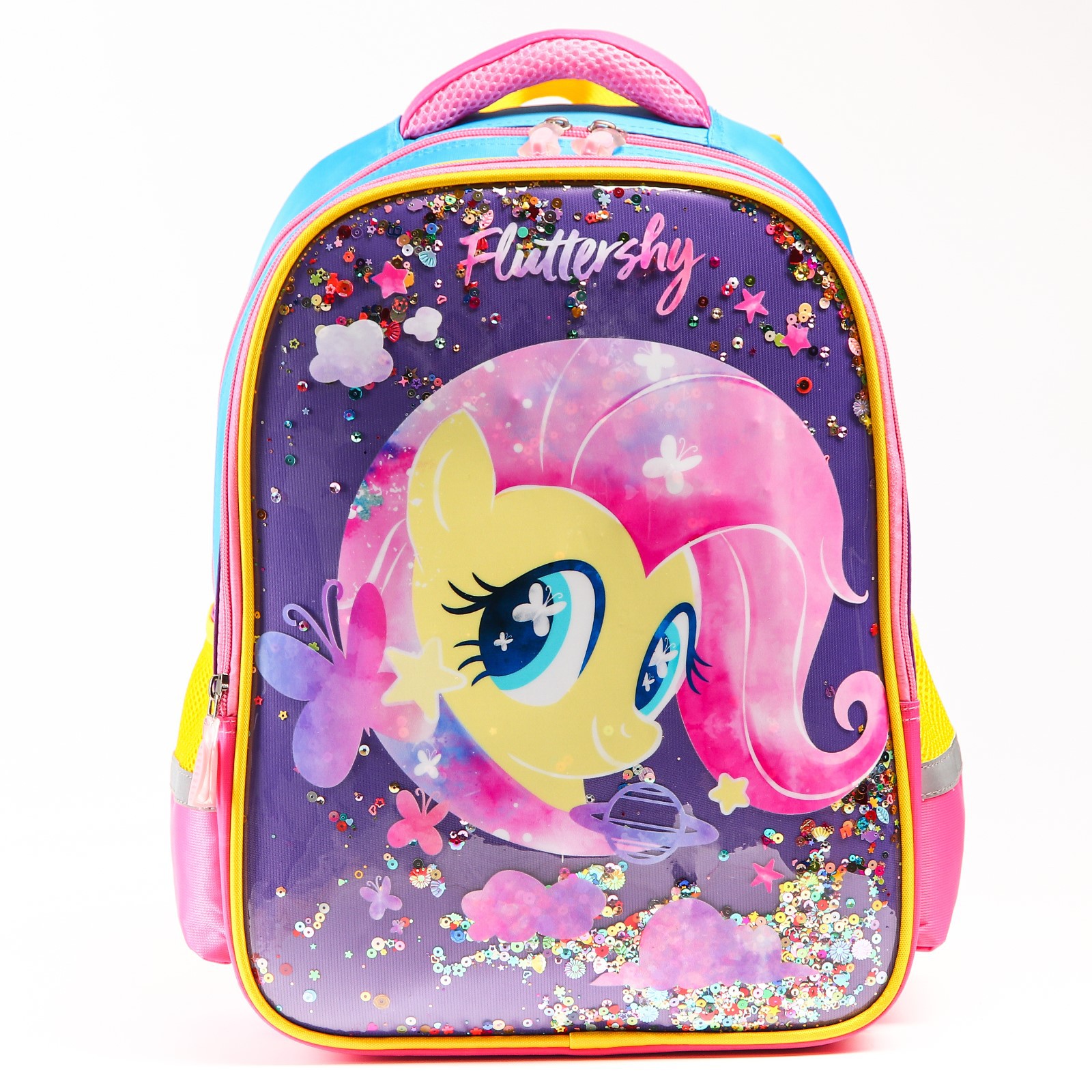 Рюкзак школьный Hasbro 39 см х 30 см х 14 см Флаттершай My little Pony - фото 3