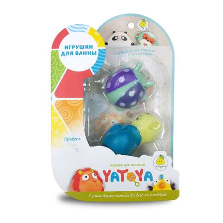 Игрушка для ванной Yatoya Любимый сад 2шт 12293-3