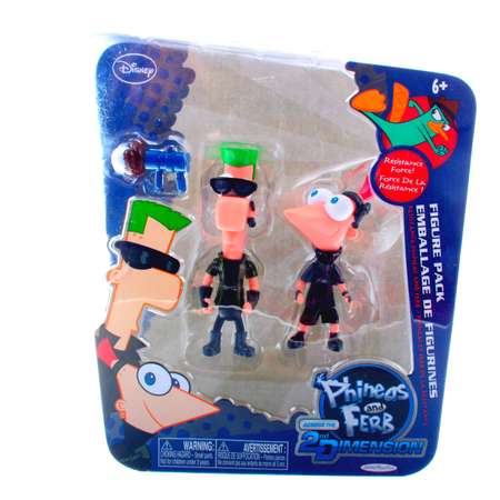 Фигурки Jakks Pacific Финес и Ферб с аксессуарами 9-10 см