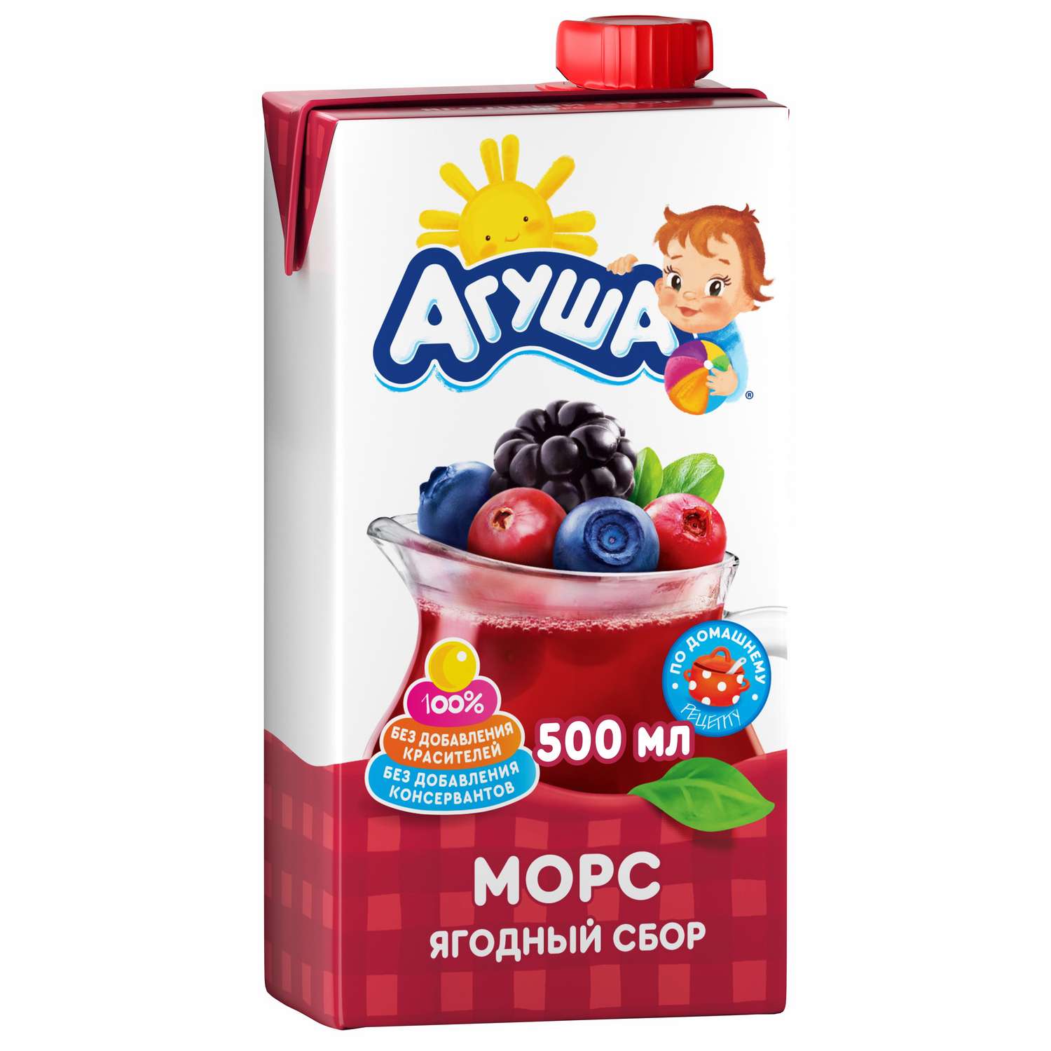 Морс Агуша ягодный сбор 500мл с 3лет - фото 1