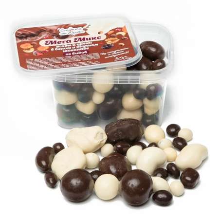 Орехи и ягоды в шоколаде Сладости от Юрича 25 видов 300 г