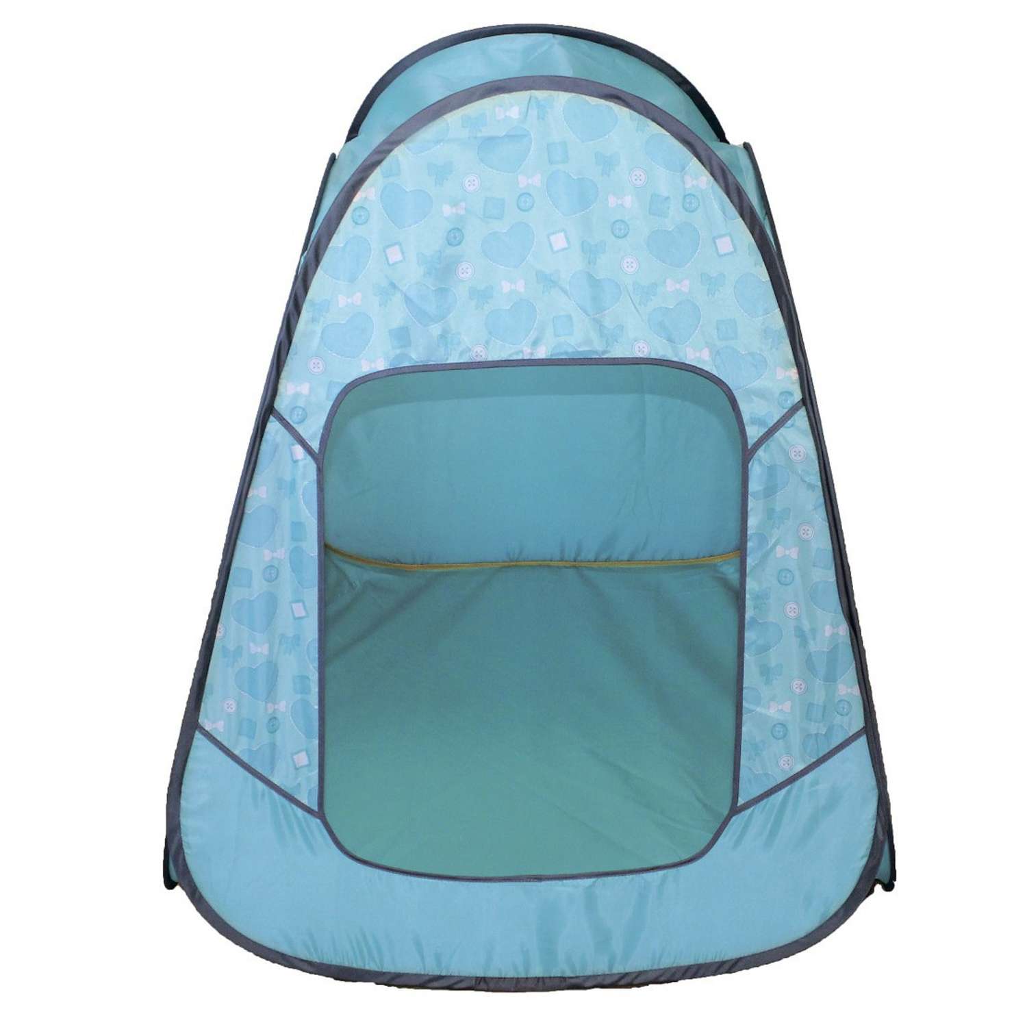 Палатка Zabiaka детская игровая «Радужный домик» 80 × 55 × 40 см Принт «Пуговицы на голубом» - фото 2