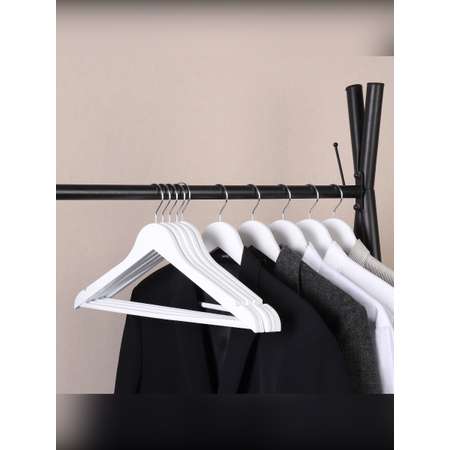 Вешалки-плечики SUMATI wooden_hangers_white_10