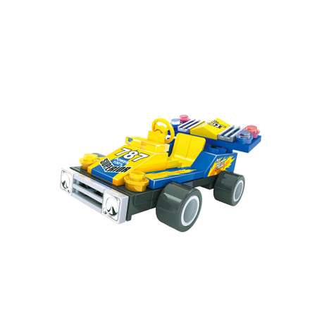 Конструктор AUSINI Формула чемпионов: Карт №787 сине-жёлтый 55 деталей