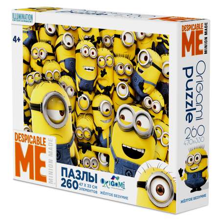 Пазл ORIGAMI Minions 260 эл. 01795 в ассортименте