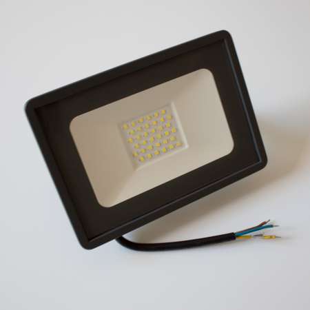 Прожектор светодиодный Фарлайт 30Вт 4000К IP65 Дневной свет корпус серый