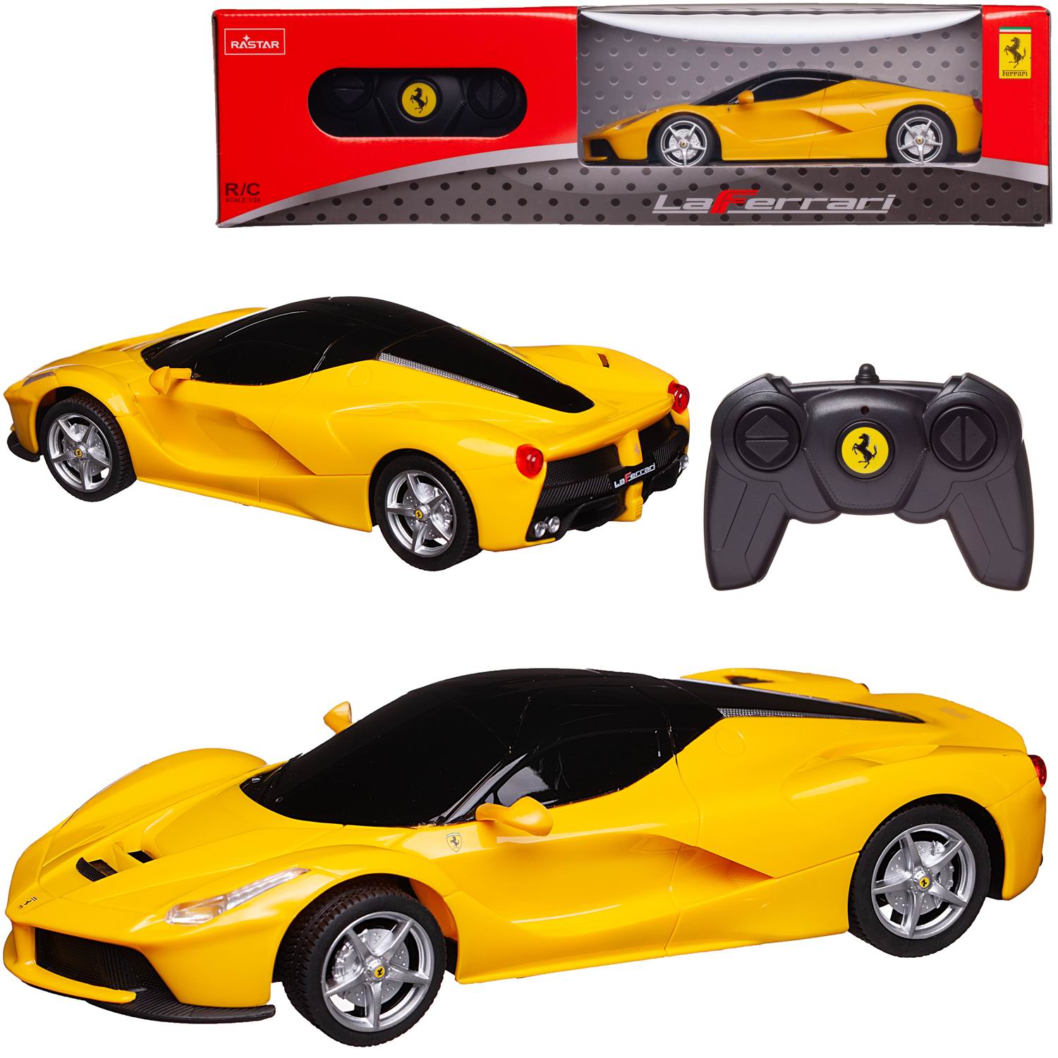 Автомобиль РУ Rastar Ferrari 1:24 - фото 3