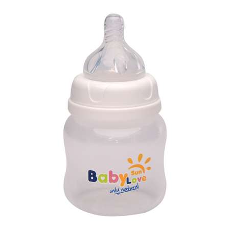Бутылочка Baby Sun Care 125 мл с силиконовой соской медленный поток