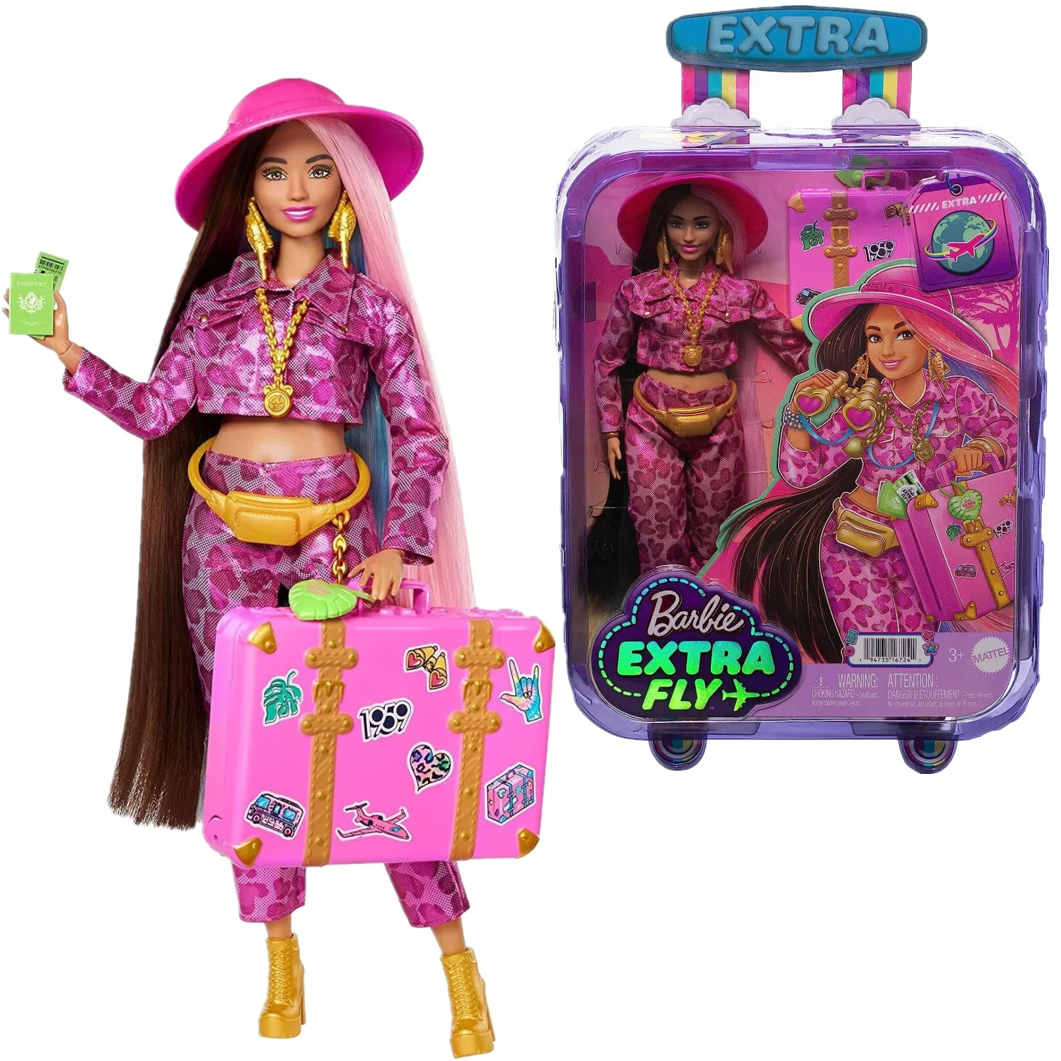 Кукла Barbie Экстра Флай Сафари HPT48 HPT48 - фото 6