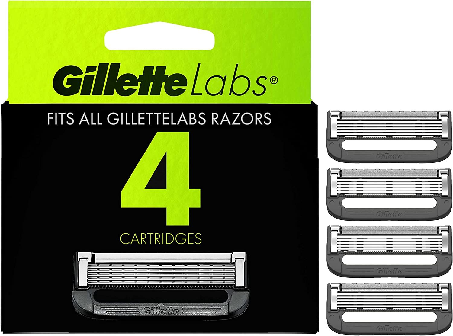 Сменные кассеты GILLETTE Labs Heated Razor-4 - фото 1