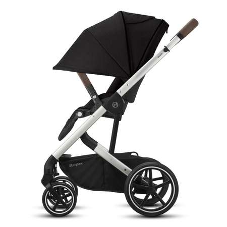 Коляска Cybex Balios S Lux SLV с дождевиком Deep Black