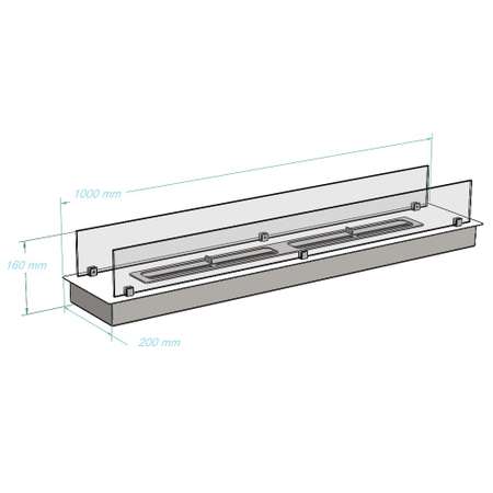 Биокамин Royal Thermo RTBFP-P1000XS modul