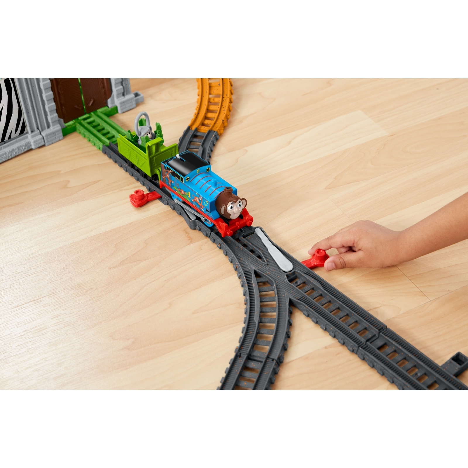 Набор игровой Thomas & Friends Трек-мастер Парк с животными Приключения обезьянок GLK81 GLK81 - фото 20