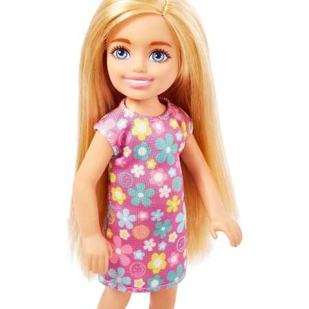 Кукла Mattel Barbie Челси в платье в цветочек