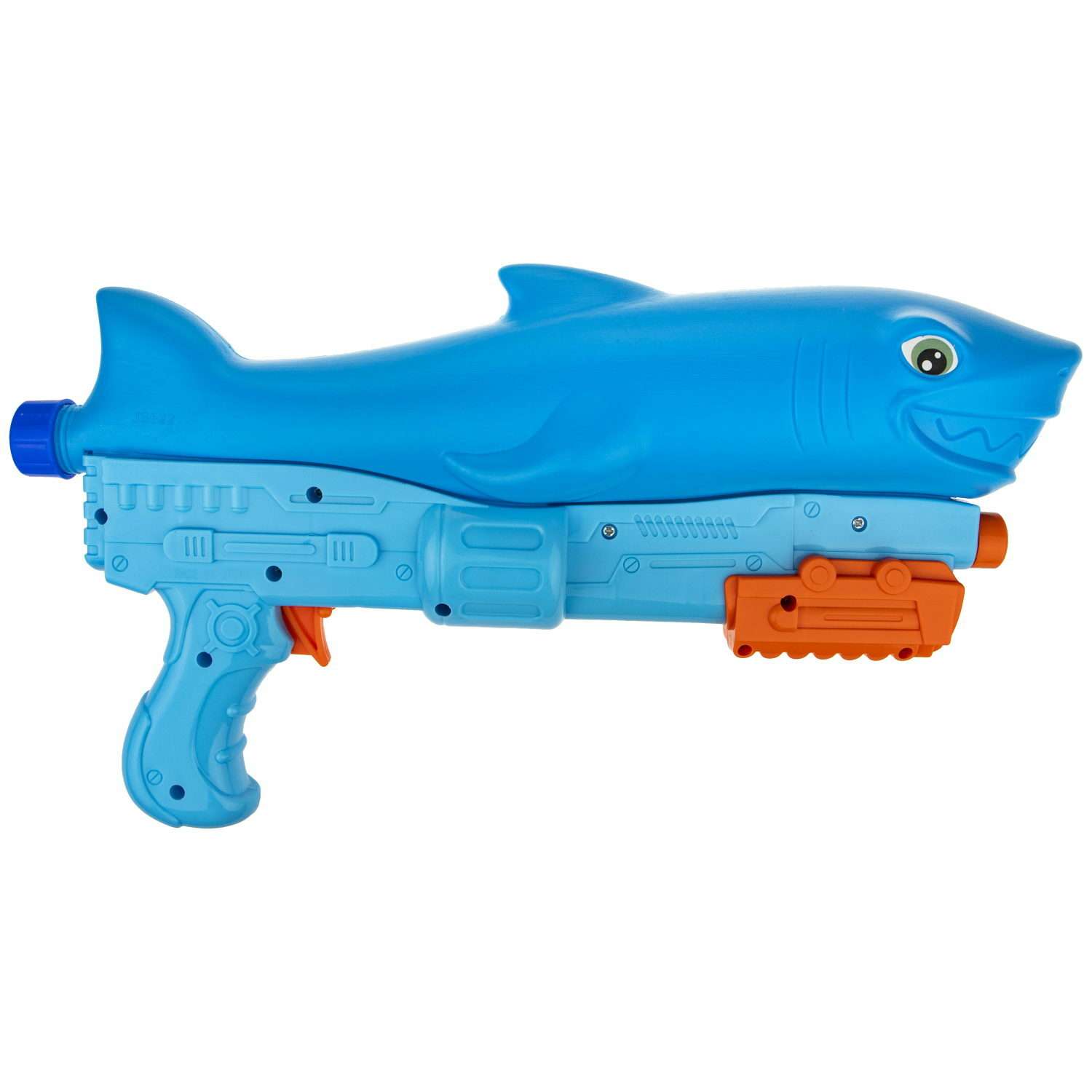 Водяной пистолет 1TOY Акула Aqua мания детское игрушечное оружие для мальчиков и девочек игрушки для улицы и ванны 33 см - фото 1