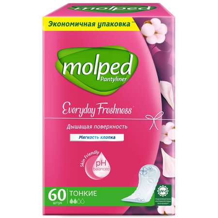 Прокладки Molped Ежедневные женские Everyday Freshness 60 шт