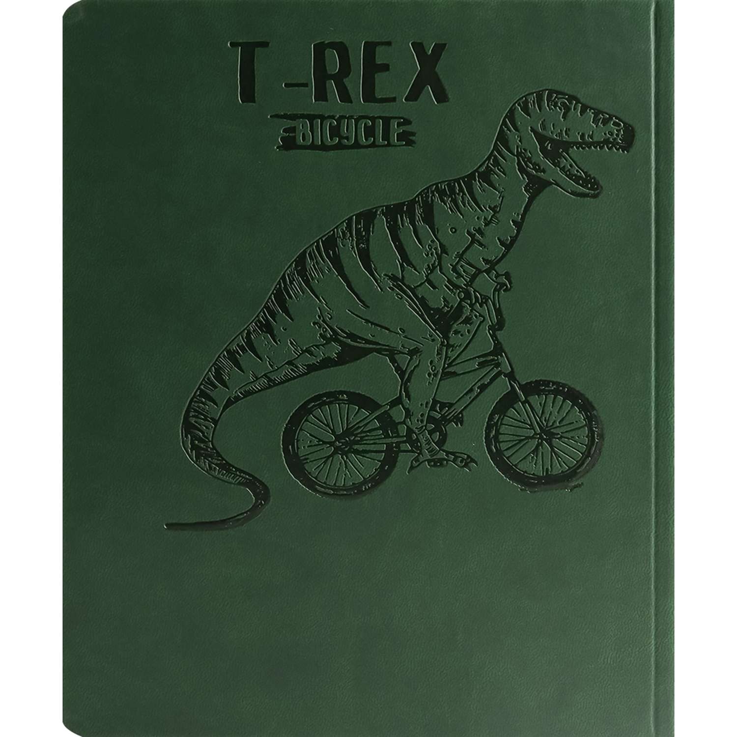 Дневник школьный Prof-Press Ти-Рекс велосипедист 48 листов универсальный зеленый - фото 7