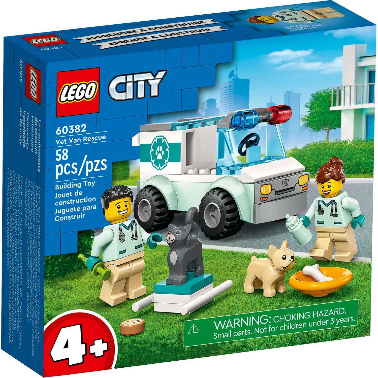 Конструктор Lego Спасательный фургон ветеринара 60382 - фото 2