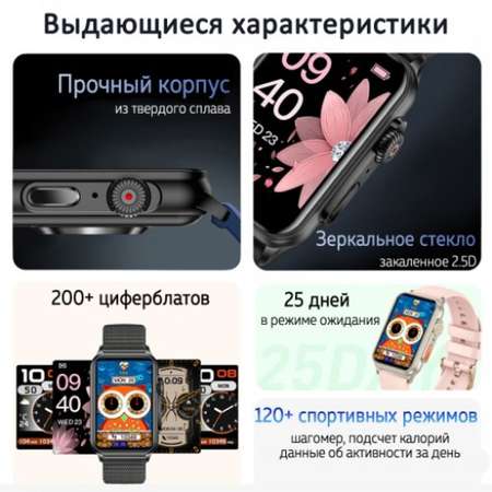 Фитнес-браслет CheckME Smart CMSH23BBWB с мониторингом сна и счетчиком калорий