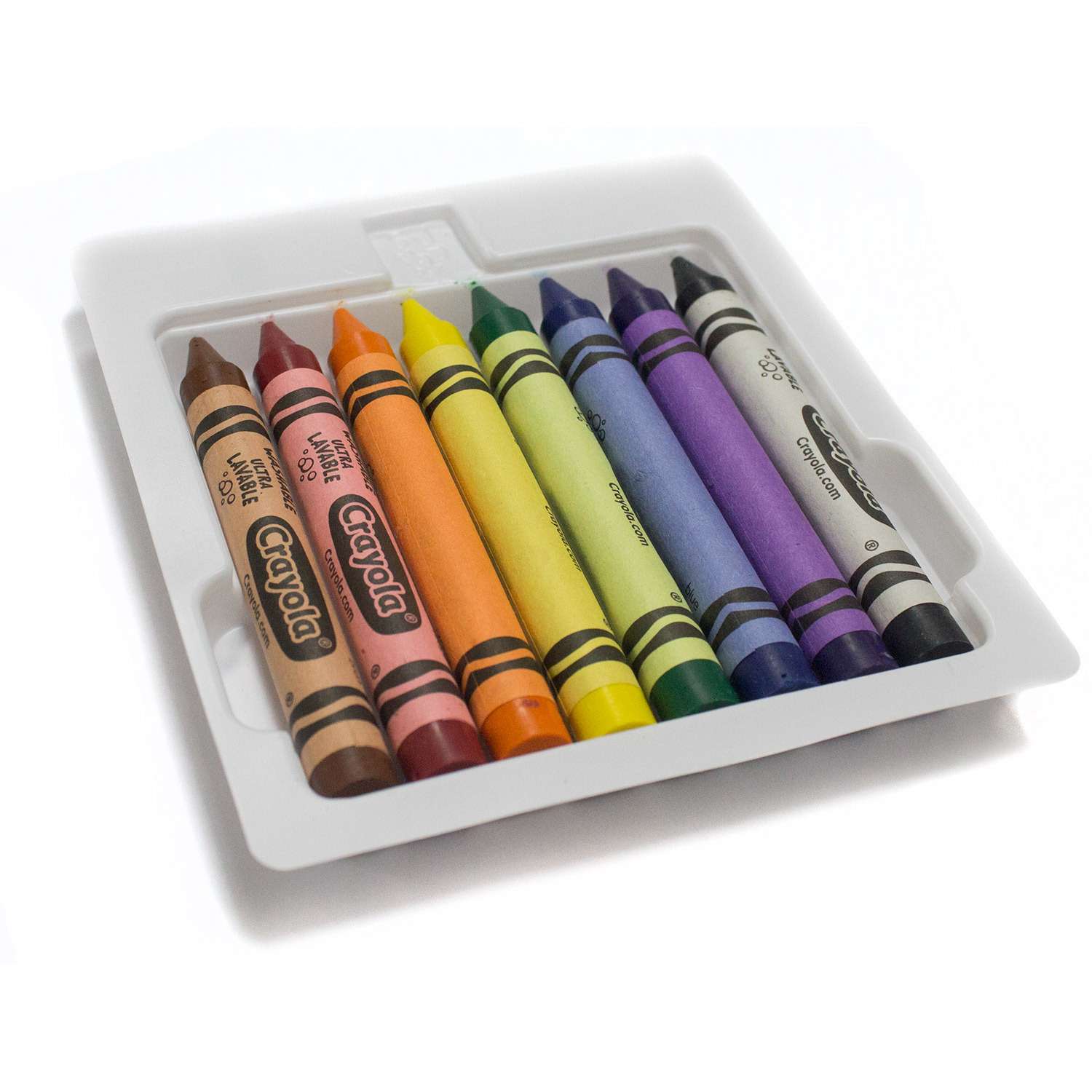 Мелки восковые Crayola смывающиеся 8 шт - фото 3