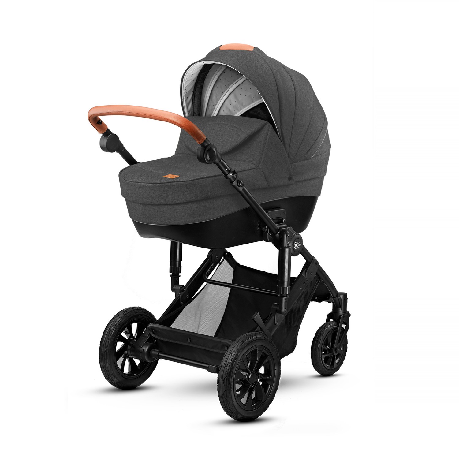 Коляска 2в1 Kinderkraft Prime 2020 Black - фото 1