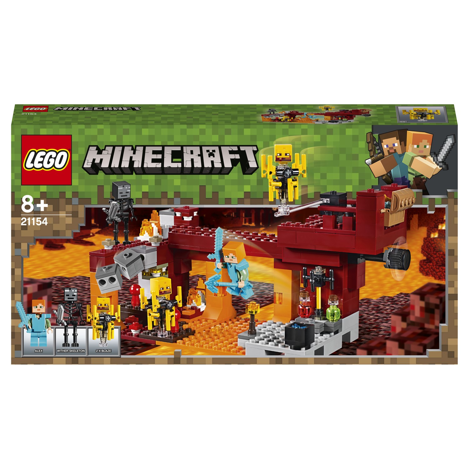 Конструктор LEGO Minecraft Мост ифрита 21154 купить по цене 499 ₽ в  интернет-магазине Детский мир