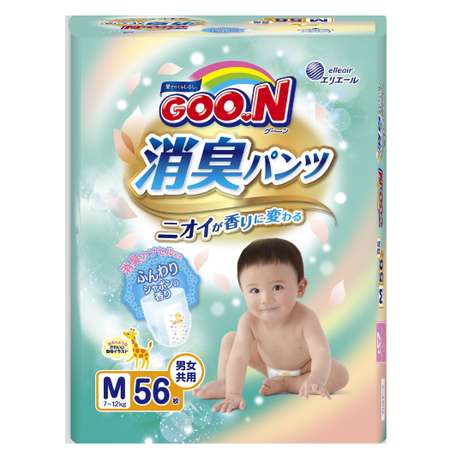 Подгузники-трусики Goon Aromagic M 7-12кг 56шт