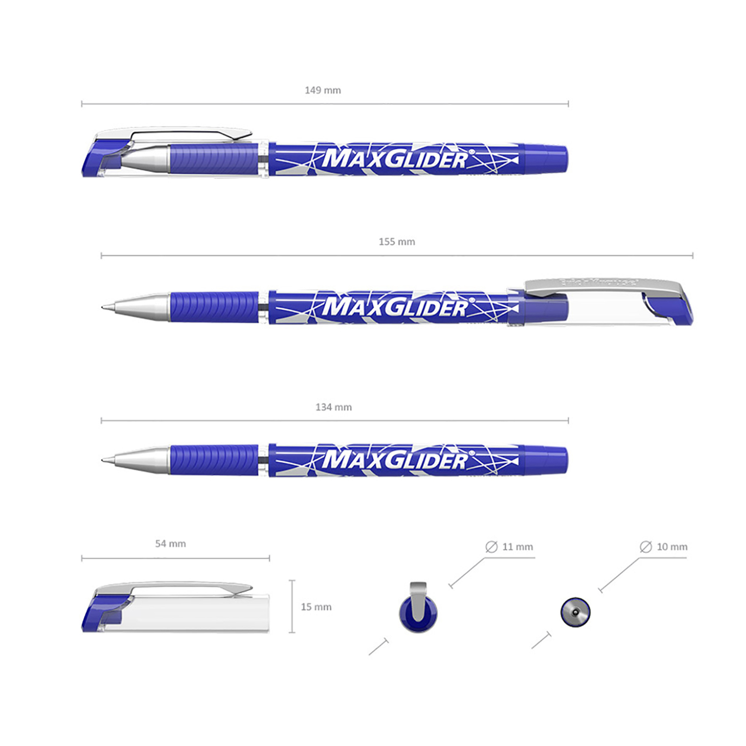Ручка шариковая ErichKrause MaxGlider Ultra Glide Technology 45935 - фото 7