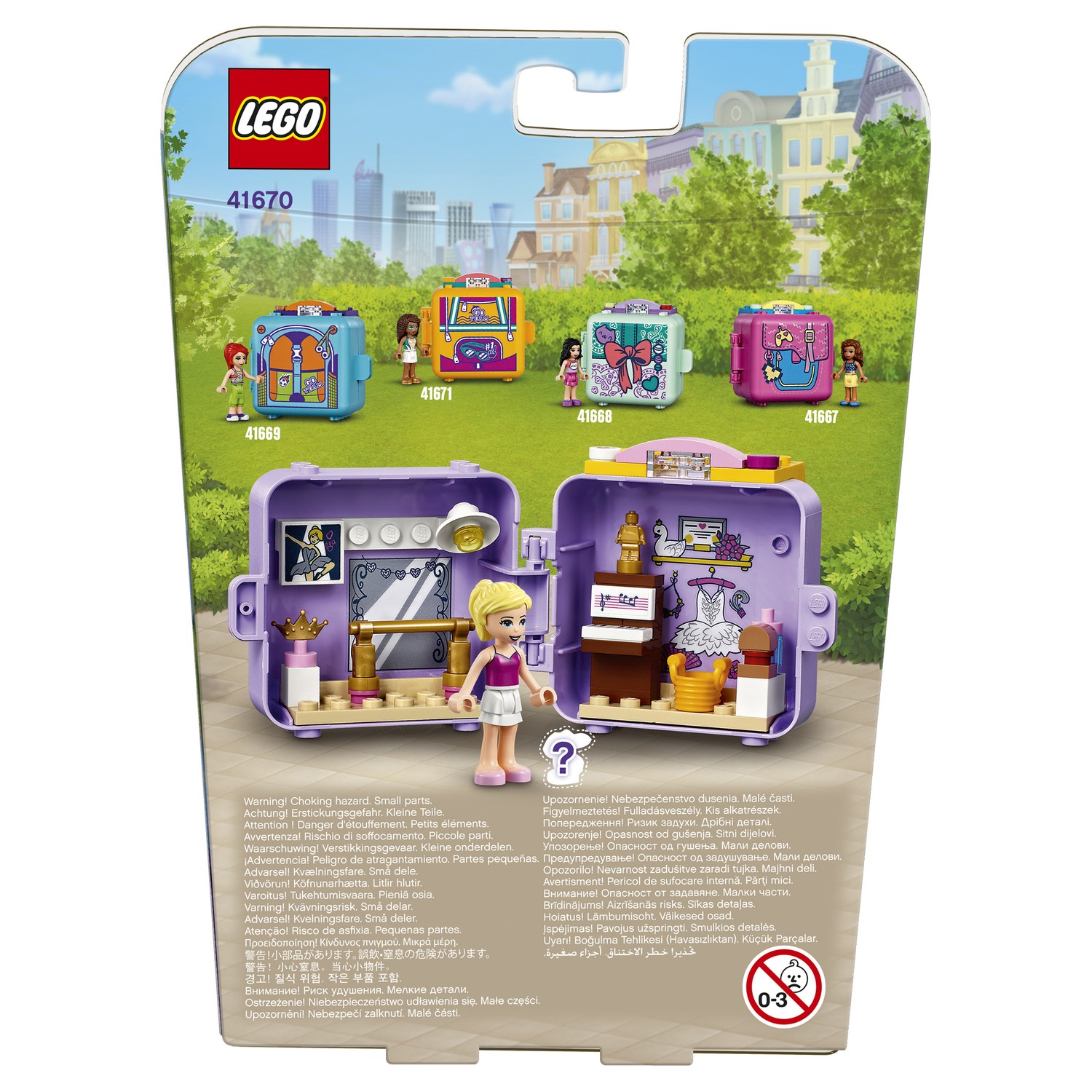 Конструктор LEGO Friends Кьюб для балета Стефани 41670 - фото 3