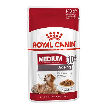 Корм для пожилых собак ROYAL CANIN средних пород соус пауч 140г