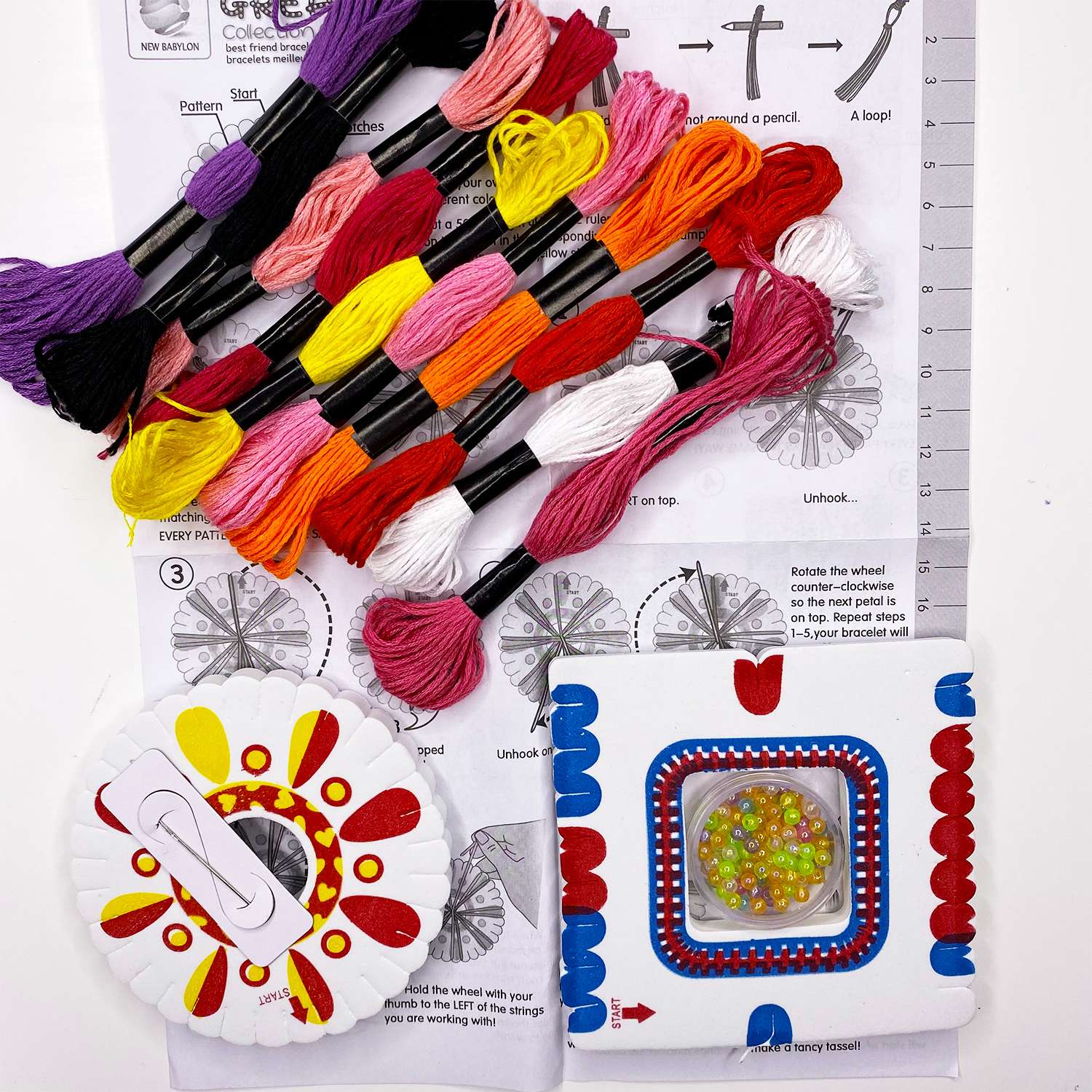 Набор для создания украшений MINI-TOYS 10 браслетов из бисера своими руками «Good Friend» - фото 2