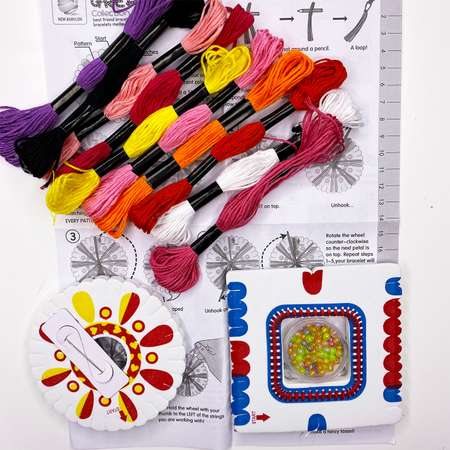 Набор для создания украшений MINI-TOYS 10 браслетов из бисера своими руками «Good Friend»