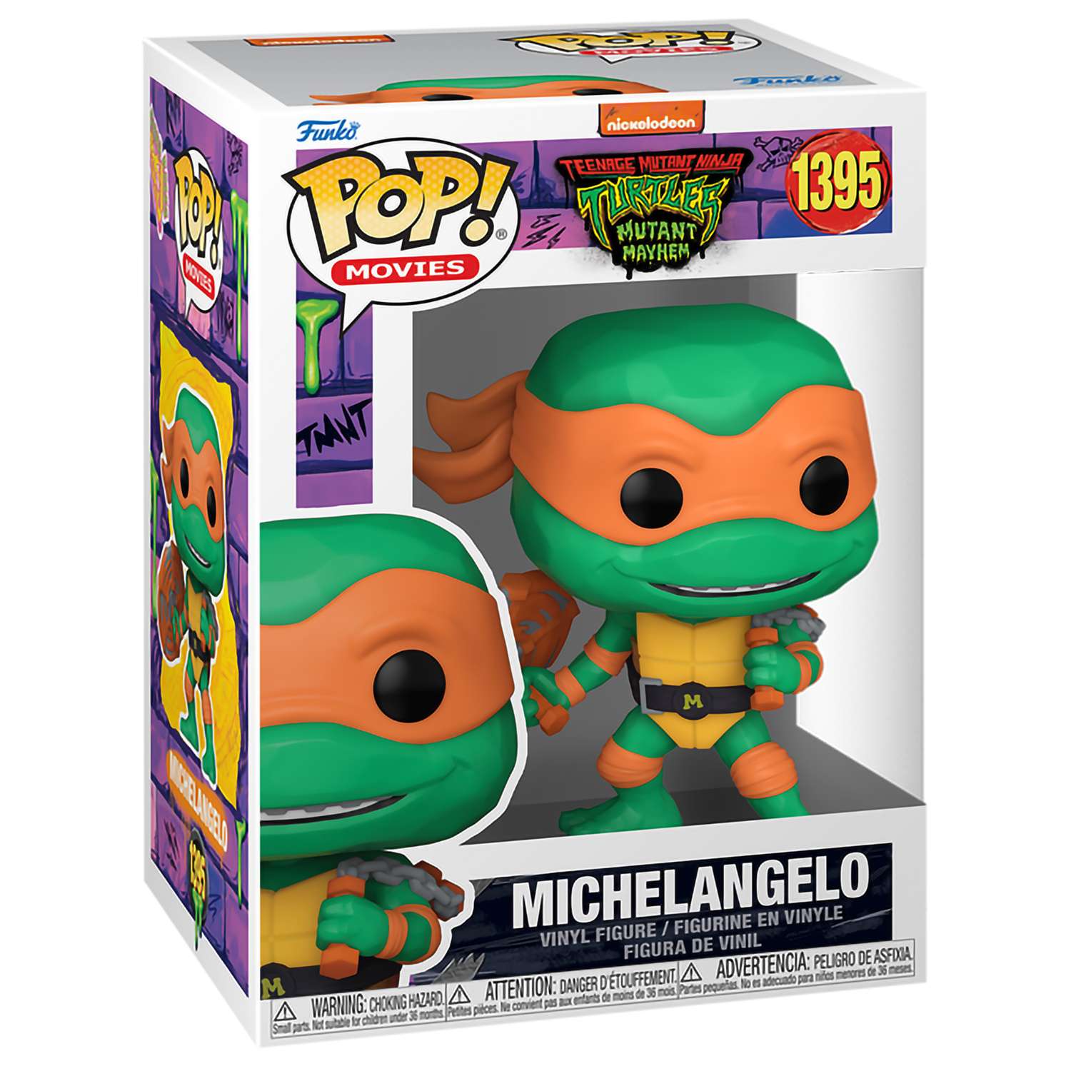 Фигурка Funko POP! Movies TMNT Mutant Mayhem Michelangelo (1395) 72336 - фото 2