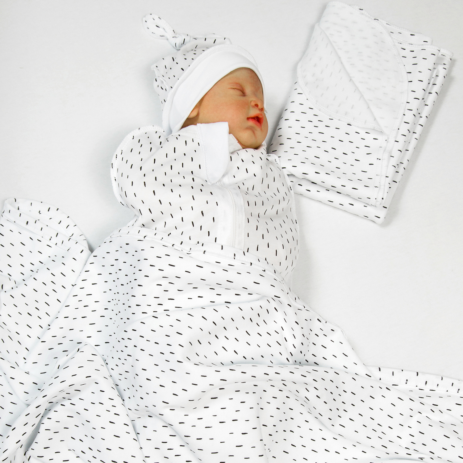 Пеленка-кокон Amarobaby Soft Hugs Черточки AMARO-5701SH1-CH - фото 6