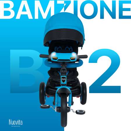 Трехколесный велосипед Nuovita Bamzione B2 Синий