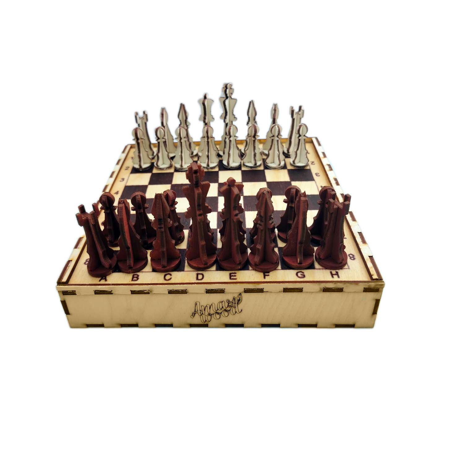 Игровой набор Amazwood шашки и шахматы aw9002 - фото 1