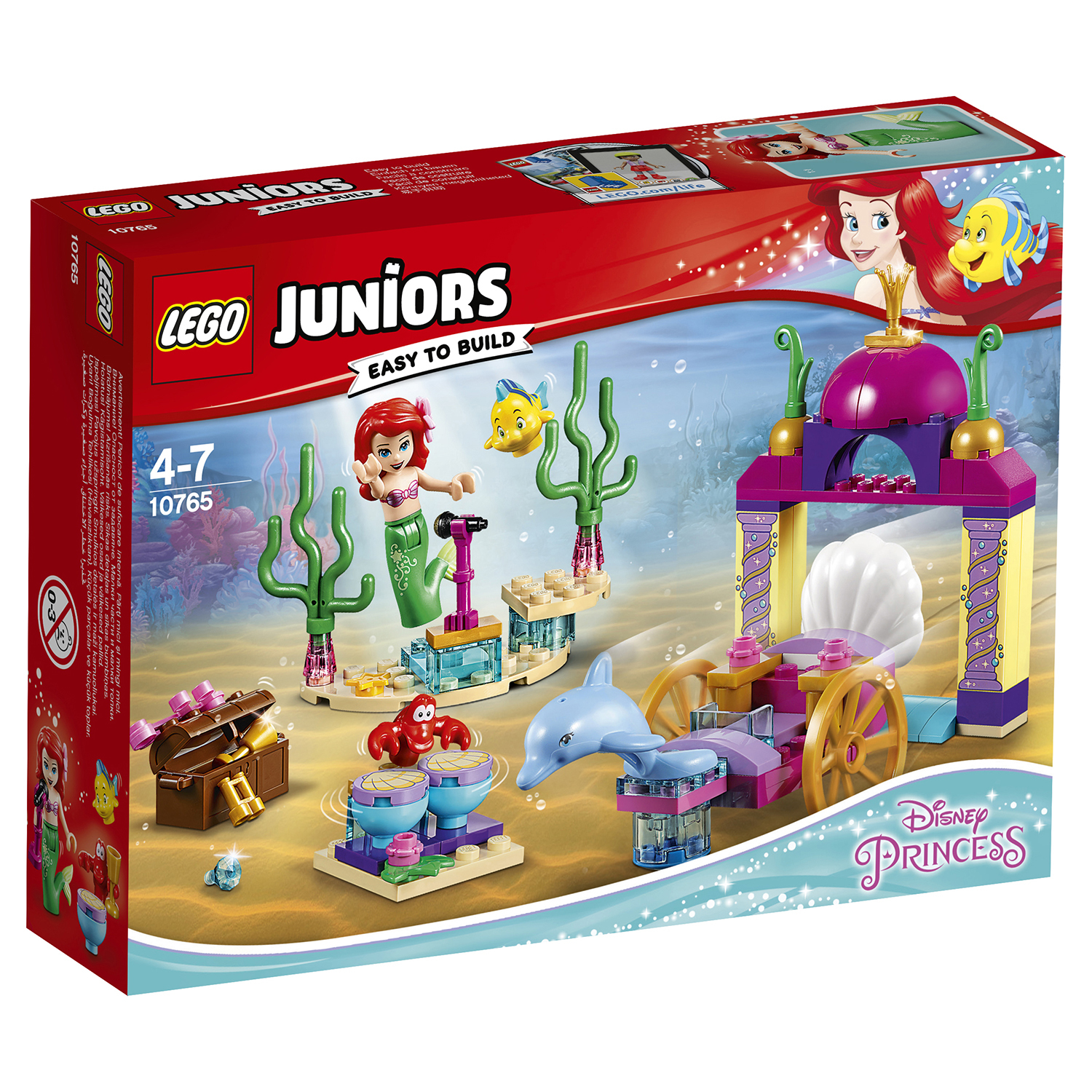 Конструктор LEGO Juniors Подводный концерт Ариэль (10765) - фото 3