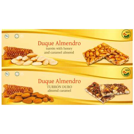 Козинаки Duke Almond грильяж с миндалем и с очищенным миндалем 200 г