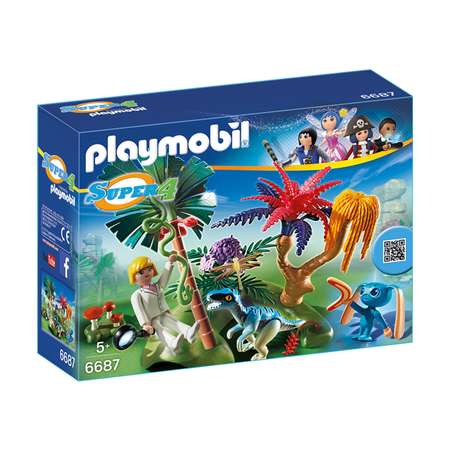 Конструктор Playmobil Супер4. Затерянный остров с Алиен и Хищником