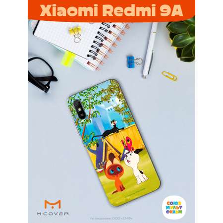 Силиконовый чехол Mcover для смартфона Xiaomi Redmi 9A Союзмультфильм Гав