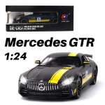 Машинка игрушка железная 1:24 Che Zhi Mercedes GTR