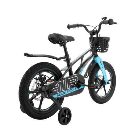 Детский двухколесный велосипед Maxiscoo Airделюкс плюс 16 черный аметист
