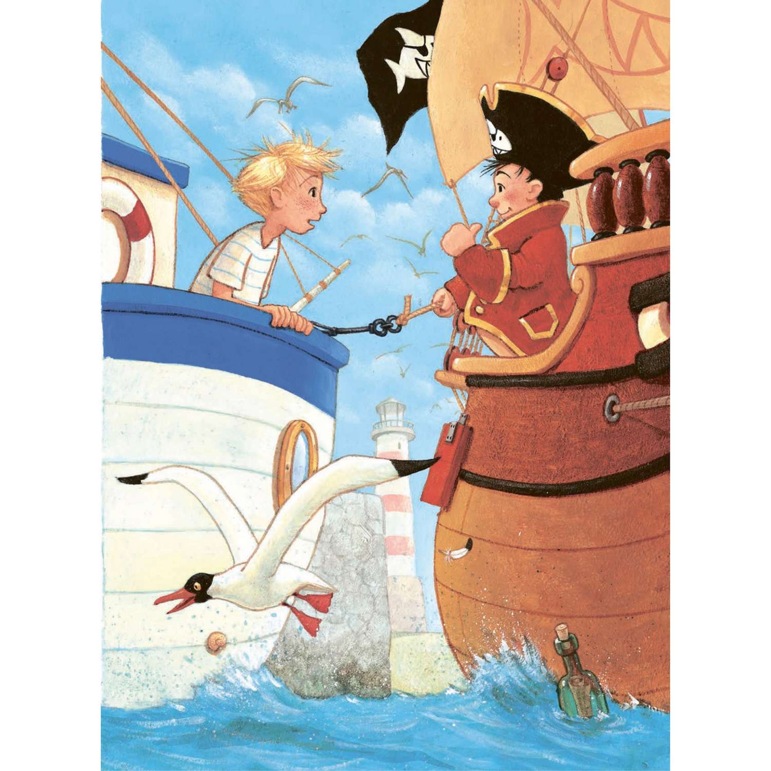 Книга Добрая книга Капитан Шарки и тайна острова сокровищ. Иллюстрации Сильвио Нойендорфа - фото 9