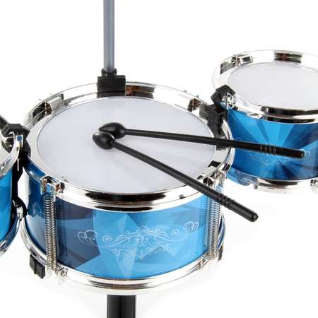 Барабанная установка Veld Co 3 барабана синий