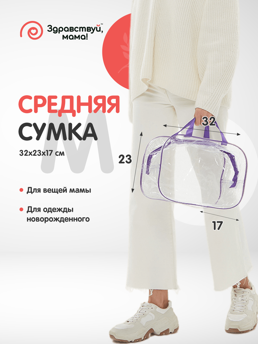 Сумка в роддом Здравствуй мама! Premium Quality - фото 6