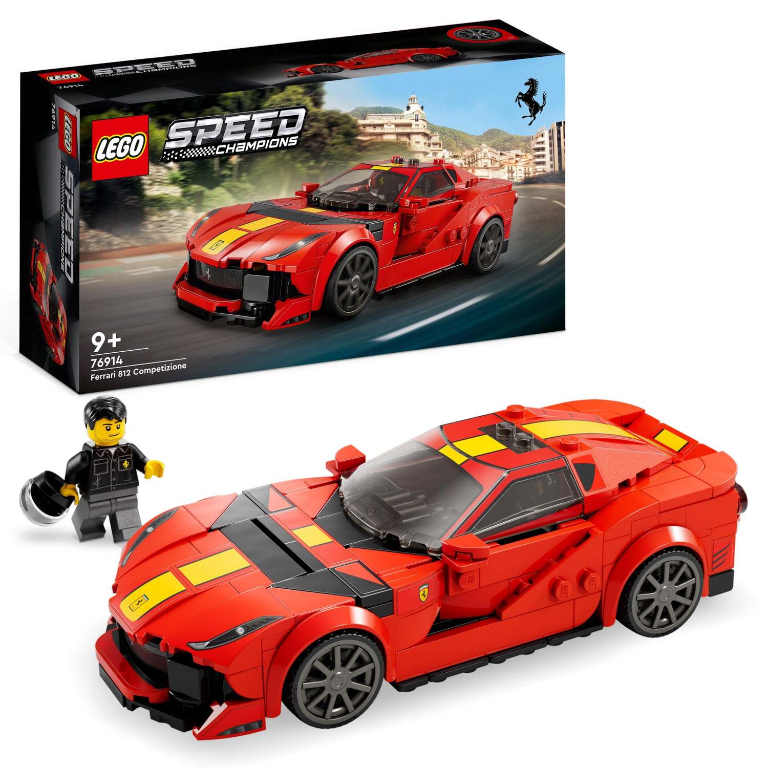 Конструктор детский LEGO Speed Champions Автомобиль 812 Competizione 76914 - фото 1