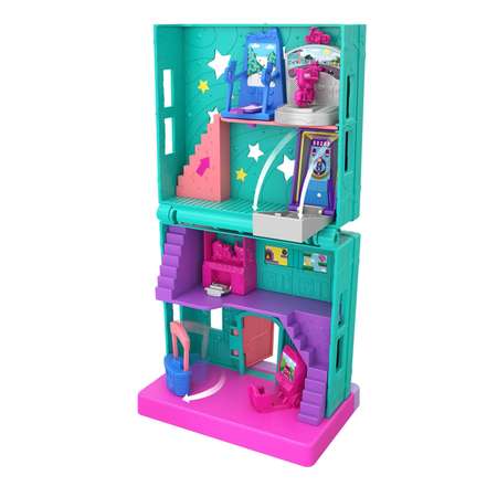 Набор игровой POLLY POCKET Полливиль станция Игровая комната GFP41